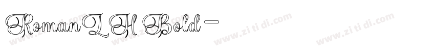 RomanLH Bold字体转换 RomanLH Bold字体转换